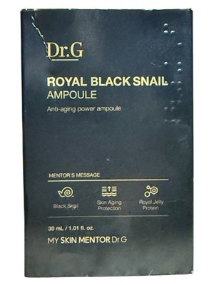 Dr. G Royal Black Snail Ampoule 1.01 fl oz (30 ml) KBeauty Korean - NEW, SEALED