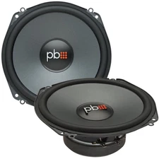 PowerBass OE-700 - 7" Midbass Speakers 2-Ohm - Pair - Used, Open Box