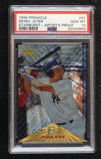 1996 Pinnacle Starburst Artist Proof Derek Jeter #97 PSA 10 GEM MT HOF 04b0