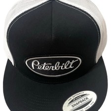 Peterbilt Truck Trucker Hat Mesh Snapback Cap...