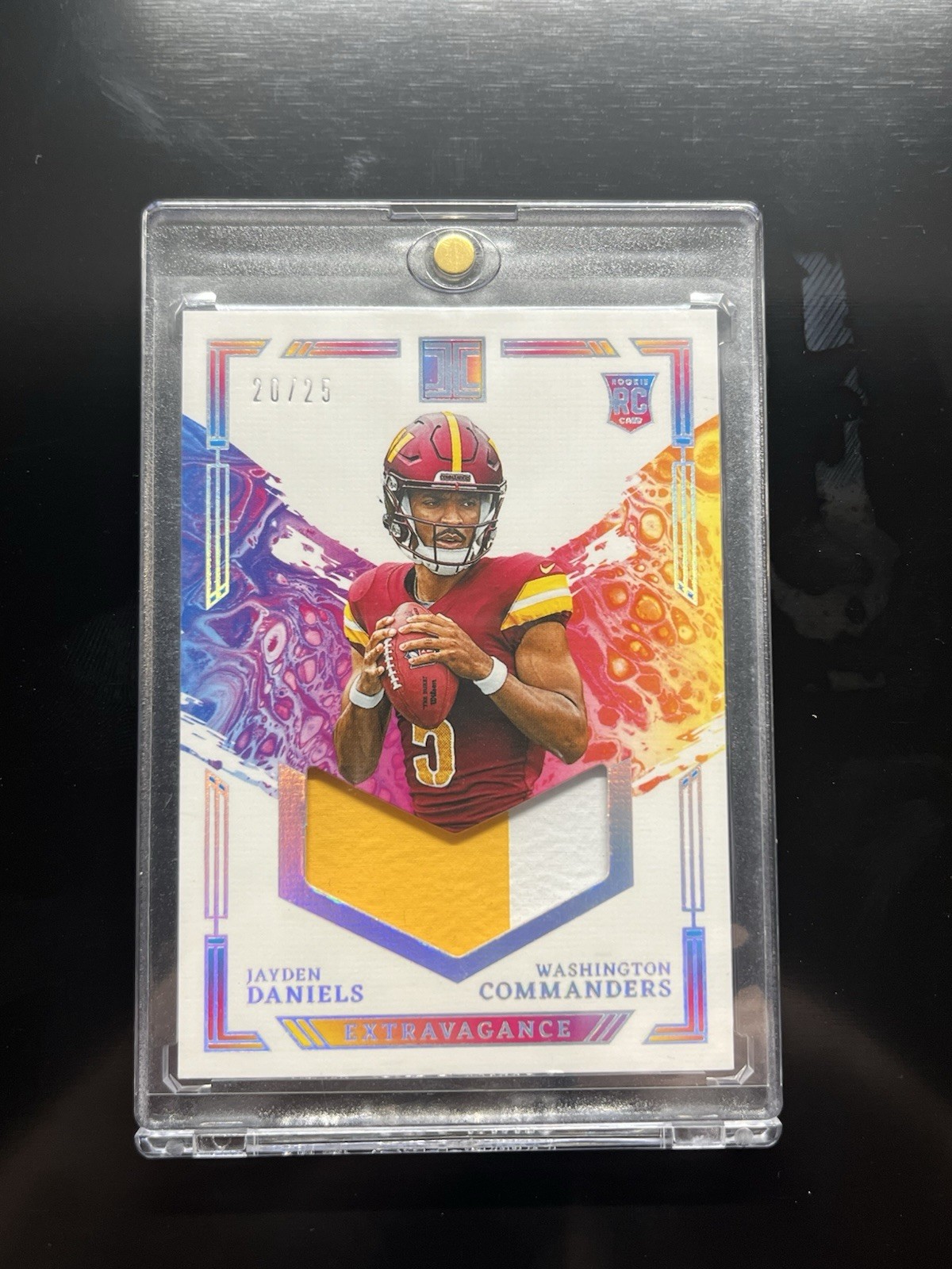 2024 Impeccable Football, Jayden Daniels, RC Extravagance Two Color Patch /25🔥