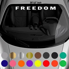 Freedom Car Windshield Window Door Vinyl Decal Sticker Justice for Charlie Kirk