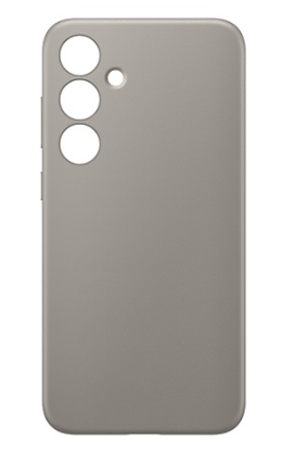 Samsung Galaxy S24+ Vegan Leather Case Taupe – Official OEM Protective Cover