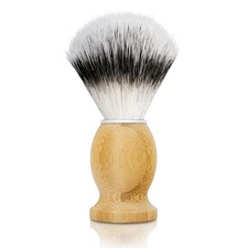 Hand Crafted Shaving Brush for Vegans for Wet Shave, Synthetic Hair Bristle
