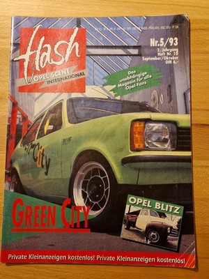 Flash - Opel Scene International 5/1993 September / Oktober