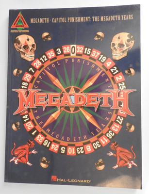 Megadeth - Capitol Punishment: The Megadeth Years Guitar Tab Recorded Versions