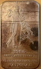 Silver Art Bar 1 Troy Ounce Happy Anniversary 1985  .999 fine silver