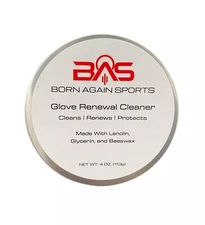 BORN AGAIN SPORTS Baseball & Softball Glove Renewal Cleaner 4oz Renew