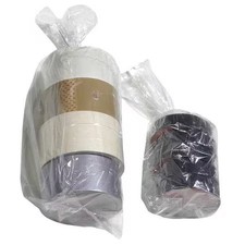 Zoro Select 5Drw1 Open Poly Bags, 13" X 5", 0.75 Mil, Clear, None, 1000 Pk,