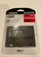 Kingston 480GB A400 SATA III SSD 3D NAND 2.5”/7mm Cased SA400S37/480G