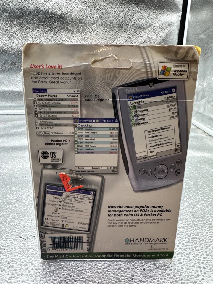Handmark Software PocketMoney (Brand NEW) - Image 2 of 3