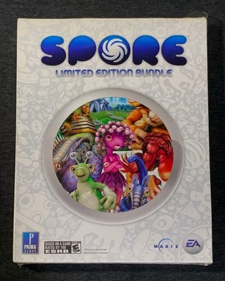 NEW SEALED Maxis Spore Limited Edition Bundle Strategy Guide Prima Games