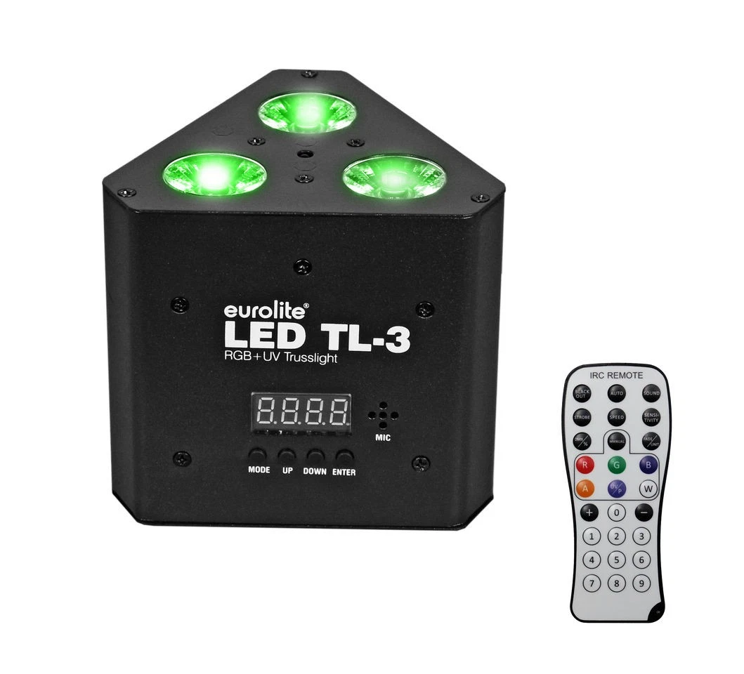 Eurolite LED TL-3 RGB+UV LED Trusslight & Uplight DMX Lichteffekt Dimmer Bühne