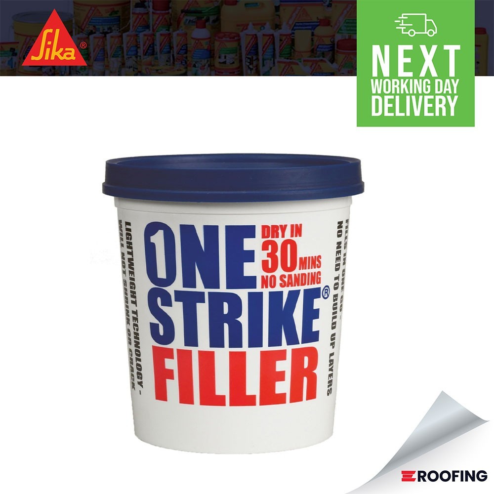 One Strike Filler Decorators Ready Mixed Light Quick Dry Wall Hole Gap Fill 2.5L