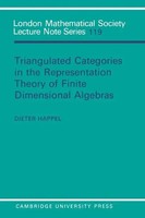Dieter Happel | Triangulated Categories In The Representation Of Finite...