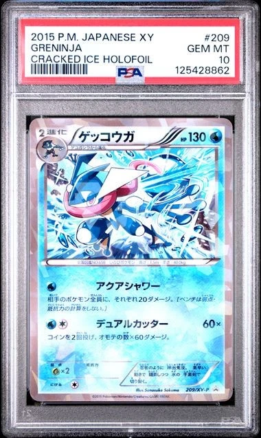 PSA 10 Greninja 209/XY-P Promo Cracked Ice Holo Japanese Pokémon