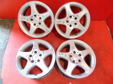 1x Alufelge 16 Zoll 7.0" 5x112 37ET Glanz Silber Mercedes-Benz W203 Rim Wheel