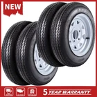 ⏫Trailer Tires on Rim 4.80-12 4.80x12 480-12 4.80-12 W/12'' Rims 4 Lug 6PR 4''