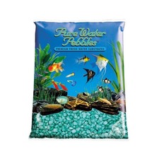 Pure Water Pebbles Frosted Aquarium Gravel Emerald Green 5 lb.