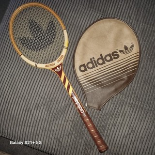 adidas Nastase Junior Kindertennisschläger Holz Midplus L0 mit Hülle