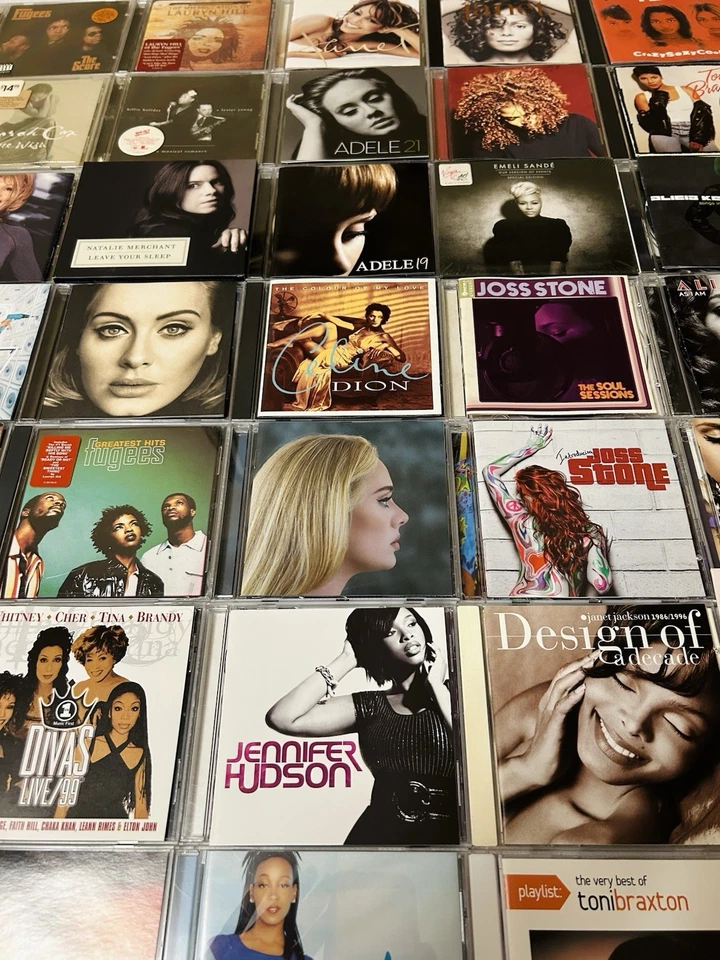 Cd Lot Blues Soul R&B Whitney Houston Janet Jackson Toni Braxton Alicia Keys Foto 3 de 4