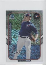 2015 Bowman The Farm's Finest Chrome Mini Shimmer Refractor Aaron Sanchez 0l1