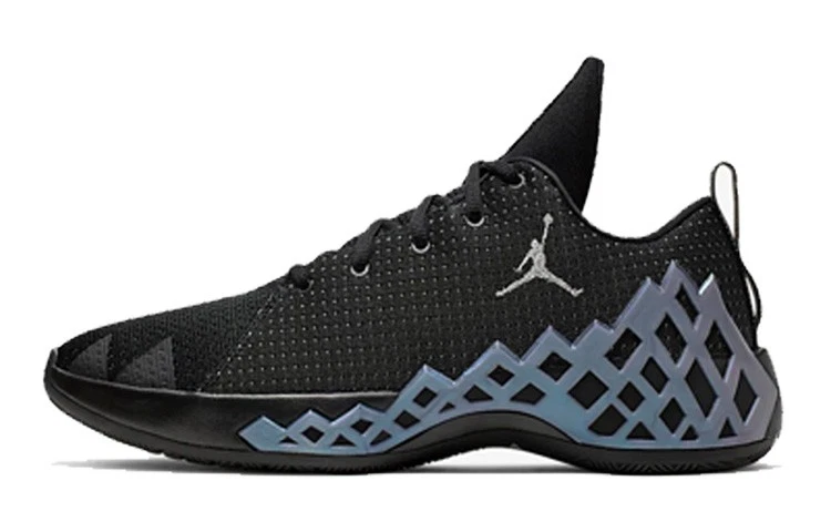 Jordan Jumpman Diamond Low Black Metallic Silver for Sale
