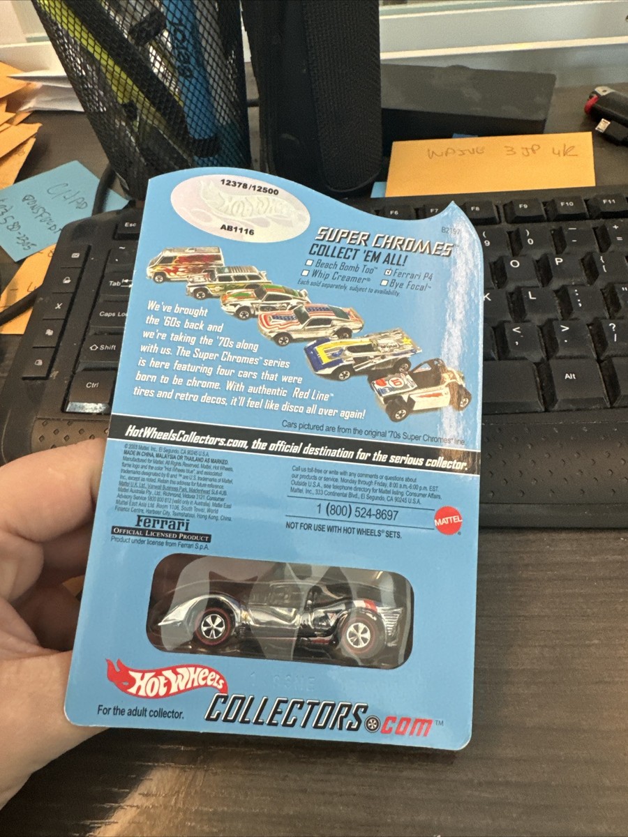 Hot Wheels 2003 RLC Super Chromes - Ferrari P4 2/4 | eBay