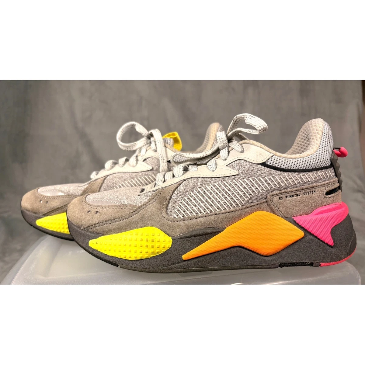 Puma RS-X Highlighter High Rise Ultra Grey for sale | eBay
