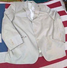 Saks Fifth Ave Blazer Jacket Mens 46R Loro Piana Wool Two Button Sports Coat