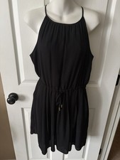 Banana Republic Little Black Dress. Halter Top With Elastic Waist Size 4