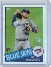2020 Topps Chrome Baseball Bo Bichette 1985 35th Anniversary Rookie #85TC-2 TOR
