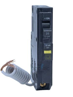 #ad Square D QO120GFI 20A 1 Pole GFCI Circuit Breaker 120V Plug In UL NEW $44.99