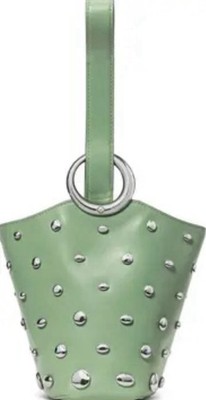 BRAND NEW! Kate Spade Crisp Sage Halo Studded Mini Bucket Bag KM492 Retail $348