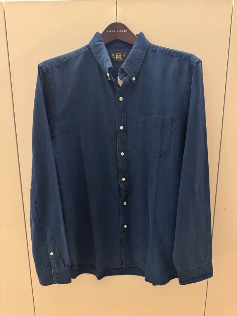 RRL Denim Casual Button-Down Shirts for Men for sale - eBay