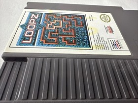 Loopz Nintendo NES Cartridge With Manual Tested Authentic