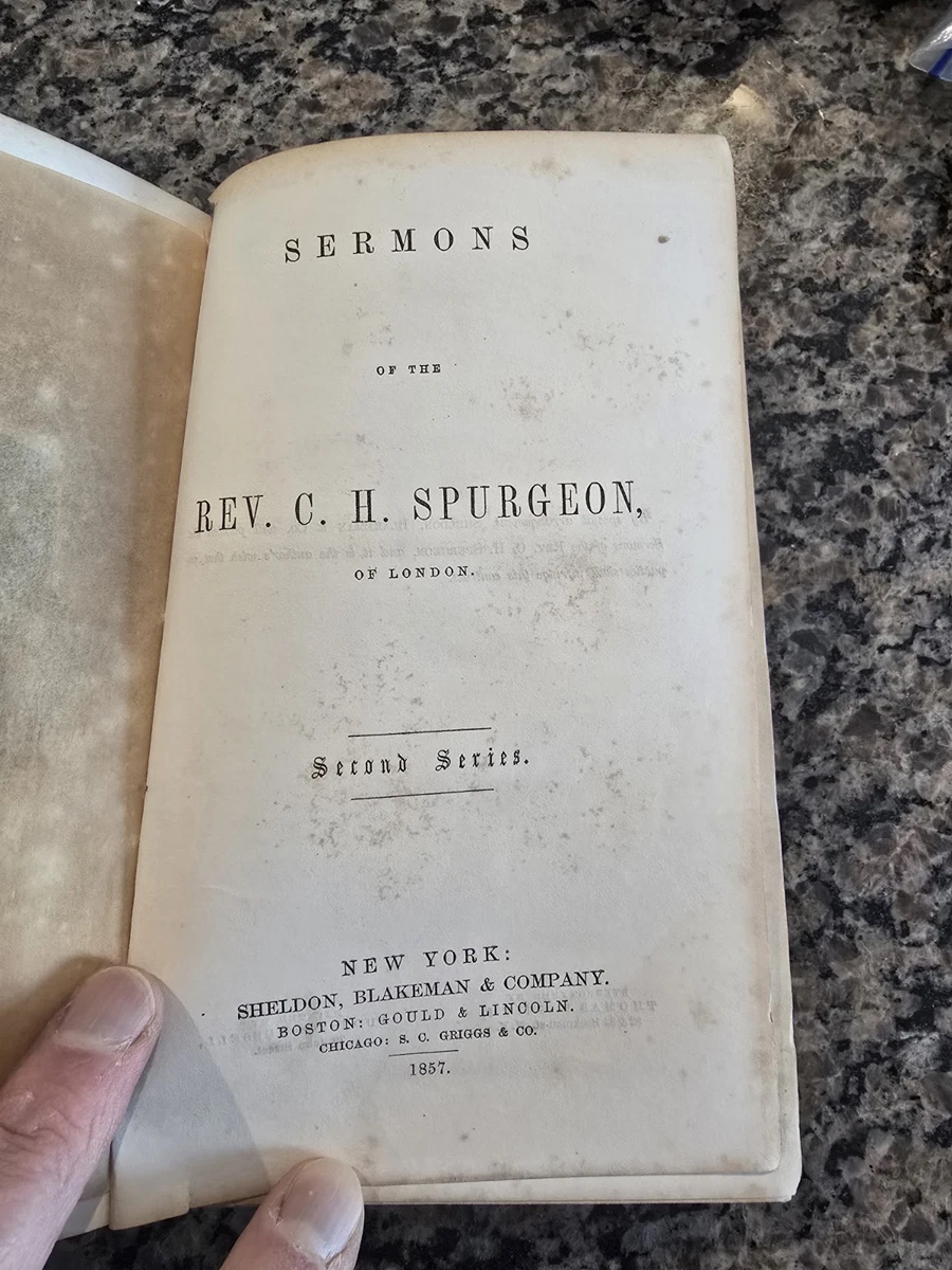 【希少】チャールズ・スポルジョン3冊セット Charles Spurgeon In Antiquarian & Collectible Books for sale | eBay