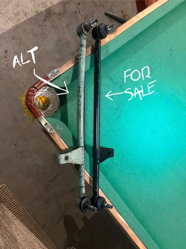 MERCEDES W126 CENTER DRAG LINK TIE ROD RODS ASSEMBLY - Image 3 of 4