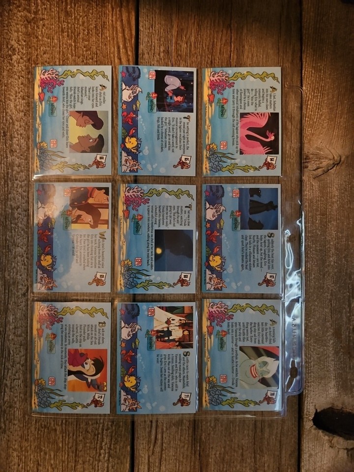 Lot Of 9 Little Mermaid Trading Cards 64 72 EBay lot-of-9-little-mermaid-trading-cards-64-72-ebay