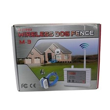 Just Pet Wireless Dog Fence M-3 With 3 Collars- Single Dog Collar - Open box