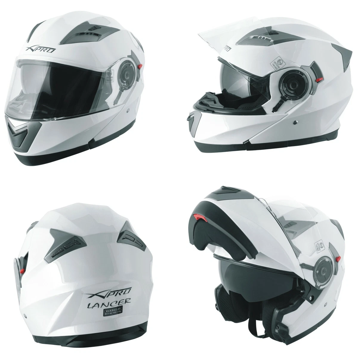 Casco Modular Homologado Moto Touring Sport Pantalla Parasol