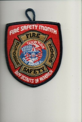 2008 Boy Scouts of America Fire Safety Month patch