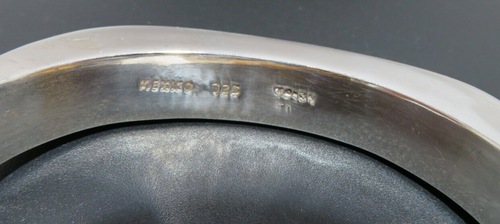.925 STERLING SILVER LADIES TURQUOISE BANGLE BRACELET 7" LONG 55.78gr(A19384) - Picture 13 of 15