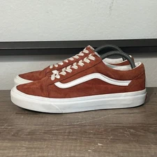 Vans Old Skool Suede Men’s Skate Shoes Size 8.5 Orange