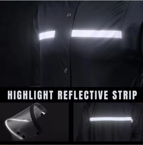 Men Black Hooded Rain Suits Jackets Pant Gear Raincoat Waterproof Outdoor Hiking - Picture 19 of 28