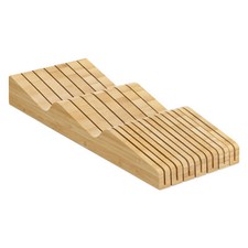 Ceppo Portacoltelli Legno Bambù - Contenitore Porta Coltelli Chef