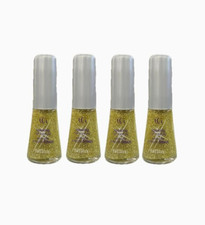 CoverGirl sparkling nail topcoat Q210 gold standard 0.33oz - 4 PACK