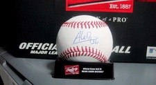 ALEDMYS DIAZ ST LOUIS CARDINALS AUTOGRAPHED MAJOR LEAGUE BASEBALL #3 W/COA 