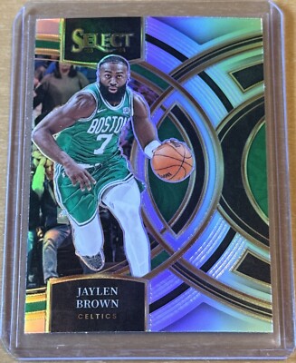 Jaylen Brown 2023-24 Panini Select Premier Level Silver Prizm