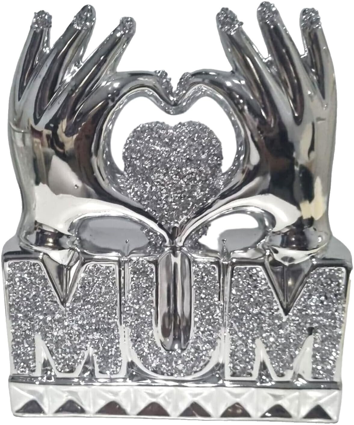 Large Crushed Diamond Ornaments | eBay UK